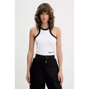 Karl Lagerfeld Jeans top culoarea alb, A3W17047 imagine