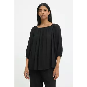 Answear.LAB bluza culoarea negru, neted imagine