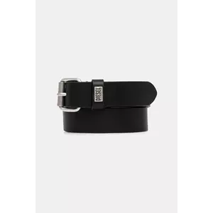 Diesel curea de piele B-BISCOTTO-LOOP culoarea negru, X09798.PR227 imagine