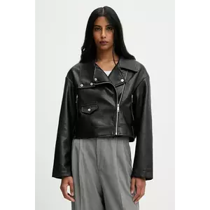 Answear.LAB geaca ramones culoarea negru, de tranzitie imagine