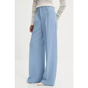 Answear.LAB pantaloni lat, high waist imagine