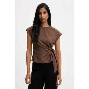 Answear.LAB tricou culoarea maro imagine