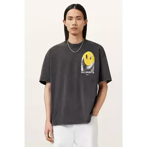 AllSaints tricou PARTY culoarea negru, M062PC imagine