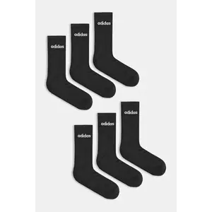 adidas șosete 6-pack culoarea negru, JL6094 imagine