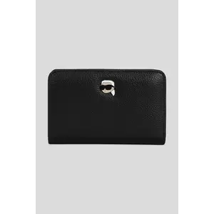Karl Lagerfeld portofel IKON culoarea negru, A3W32088 imagine