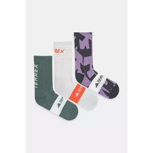 adidas TERREX șosete Multi 3-pack culoarea verde, JX1095 imagine