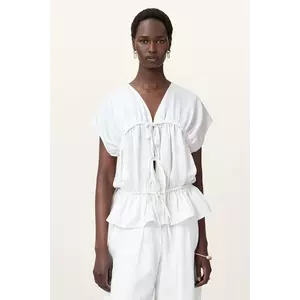 AllSaints bluză REMY culoarea alb, W105PC imagine