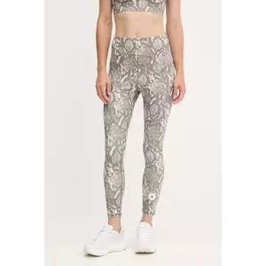 adidas by Stella McCartney leggins de antrenament TruePurpose culoarea bej, cu imprimeu, JW4556 imagine