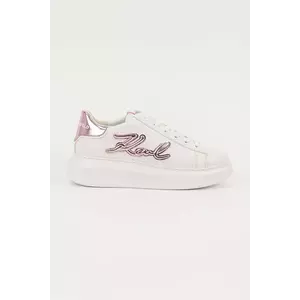 Karl Lagerfeld sneakers din piele KAPRI culoarea alb, KL62511A imagine