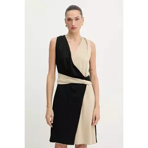 BOSS rochie culoarea negru, mini, evazați, 50542870 imagine