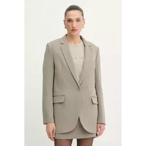 MICHAEL Michael Kors sacou culoarea maro, un singur rând de nasturi, uni, MF4108YENX imagine