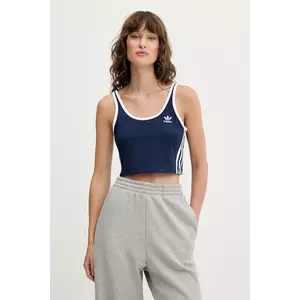 adidas Originals top 3-Stripes culoarea bleumarin, JX5147 imagine