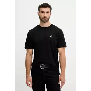 Just Cavalli tricou din bumbac culoarea negru, uni, 79OAHT06 CJ500 imagine