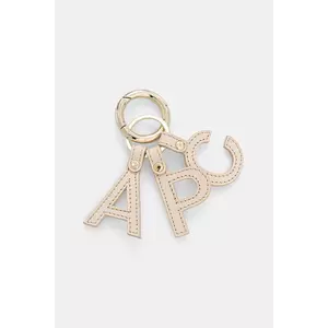 A.P.C. breloc de piele porte-cles lettres PXAWV.F63656 imagine