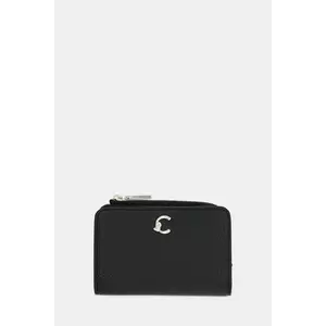 Coccinelle portofel de piele COCCINELLE C-ME culoarea negru, E2.SSL.11.D1.21 imagine