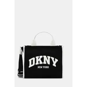 Dkny geantă de bumbac culoarea negru, R52AGR57 imagine