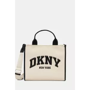 Dkny geantă de bumbac culoarea bej, R52AGR57 imagine