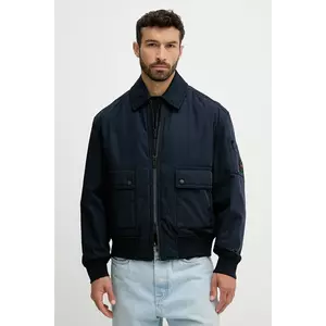 BOSS Orange geacă bomber culoarea bleumarin, de tranziție, 50543492 imagine