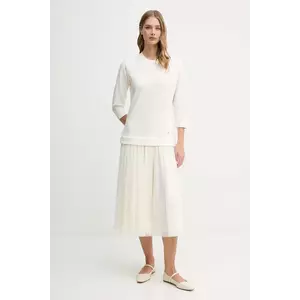 Joop! rochie culoarea bej, midi, evazați, 30047770 imagine