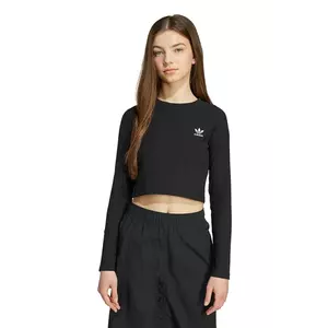 adidas Originals longsleeve copii culoarea negru, JW2597 imagine