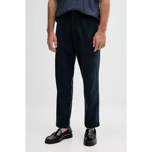 BOSS pantaloni culoarea bleumarin, mulată, 50546894 imagine