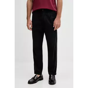 BOSS pantaloni culoarea negru, mulată, 50546894 imagine