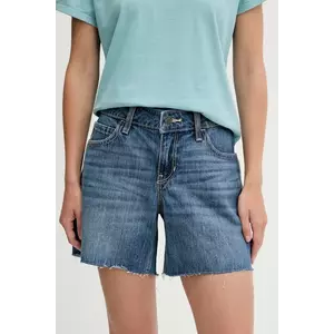 Hollister Co. pantaloni scurți uni, high waist, KI349-5169 imagine