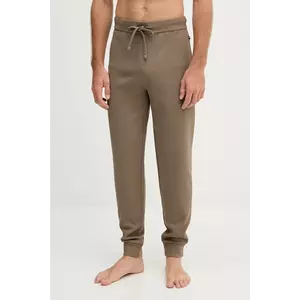 BOSS pantaloni de lounge culoarea maro, uni, 50535878 imagine
