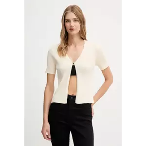 Dkny cardigan culoarea bej, light, P52XAX02 imagine