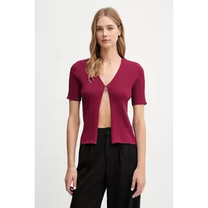Dkny cardigan culoarea bordo, light, P52XAX02 imagine