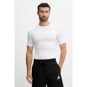 adidas Performance tricou de antrenament Techfit culoarea alb, uni, JP4675 imagine