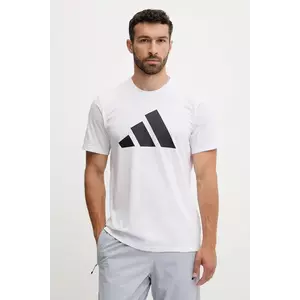 adidas Performance tricou de antrenament Train Essentials culoarea alb, cu imprimeu, IM4373 imagine