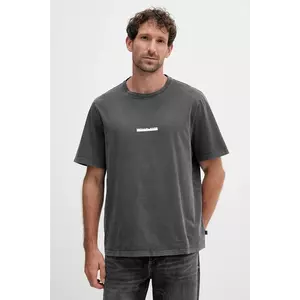 Michael Kors tricou din bumbac culoarea gri, cu imprimeu, CT552LLFV4 imagine