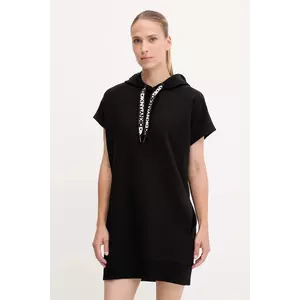 Dkny rochie culoarea negru, mini, drept, DP5D4908 imagine