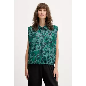 adidas vestă Animal Print 3-Stripes culoarea verde, de tranziție, JV6958 imagine