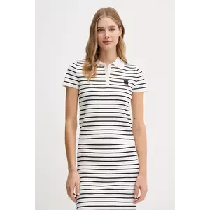 Dkny tricou polo culoarea alb, DJ5R0728 imagine