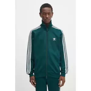 adidas Originals bluză Classic TT culoarea verde, cu imprimeu, JY1280 imagine