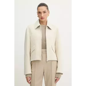 BOSS geacă culoarea bej, de tranziție, 50543212 imagine