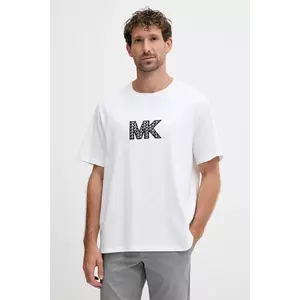 Michael Kors tricou din bumbac culoarea alb, cu imprimeu, CT552LN1V2 imagine