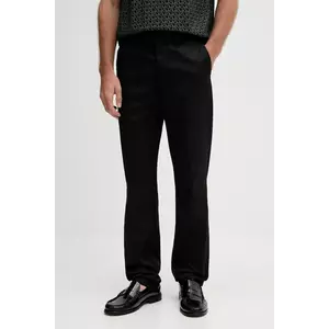Michael Kors pantaloni culoarea negru, cu fason chinos, CT53054HVS imagine