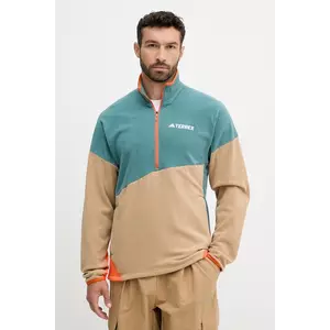 adidas TERREX hanorac în aer liber Multi culoarea verde, cu imprimeu, JM0132 imagine