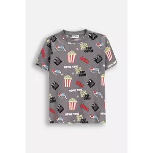 Coccodrillo tricou de bumbac pentru copii culoarea gri, cu imprimeu, EVERYDAY BOY imagine