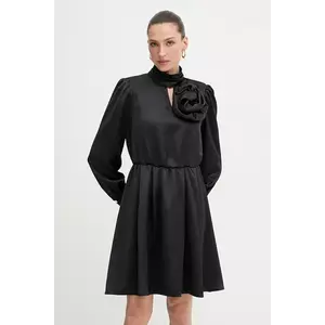 Fracomina rochie culoarea negru, mini, evazați, FR25WD1018W41101 imagine