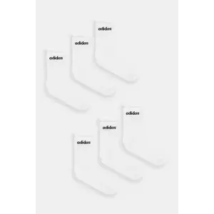 adidas șosete 6-pack culoarea alb, JL6096 imagine