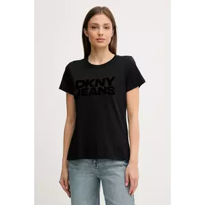 Dkny tricou culoarea negru, DJ4T1265 imagine
