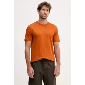 BOSS Orange tricou din bumbac culoarea roz, uni, 50508243 imagine