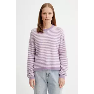 American Vintage pulover de lână culoarea roz, light, NEN18C imagine