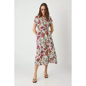 Medicine rochie culoarea bej, midi, evazați imagine