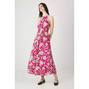 Medicine rochie culoarea roz, maxi, evazați imagine