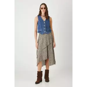 Medicine fustă midi, evazați imagine